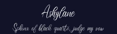 Ashylane by Riki — Script Handwritten Font — thumbnail 2