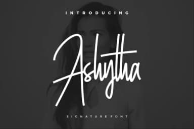Ashytha Font by 24Design Studios — Script Handwritten Font — thumbnail 1