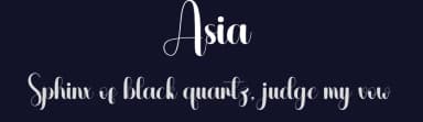 Asia by Andi Moz — Script Handwritten Font — thumbnail 2