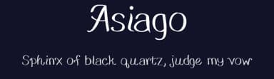 Asiago by UpandIt — Script Handwritten Font — thumbnail 2