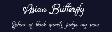 Asian Butterfly by Kateeng Ciu — Script Handwritten Font — thumbnail 2