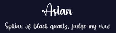 Asian by Scratchones — Script Handwritten Font — thumbnail 2