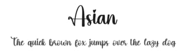 Asian by Scratchones — Script Handwritten Font — thumbnail 1