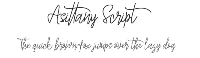 Asittany Script by Javatype Studio — Script Handwritten Font