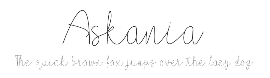 Askania by Sungi Creative — Script Handwritten Font