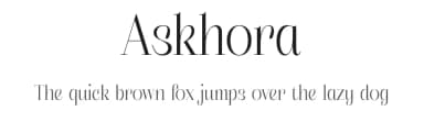 Askhora by Storytype Studio — Serif Font — thumbnail 1