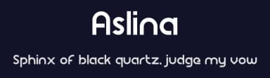 Aslina by Vz Type — Sans Serif Font — thumbnail 2