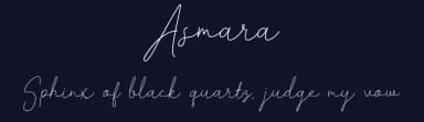 Asmara by 3rieart — Script Handwritten Font — thumbnail 2