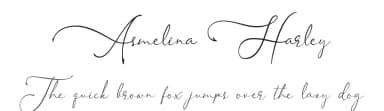 Asmelina Harley by Kotak Kuning Studio — Script Handwritten Font — thumbnail 1