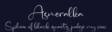 Asmeralka by Integritype Studio — Script Handwritten Font — thumbnail 2