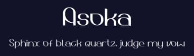 Asoka by Rahma Tillah — Sans Serif Font — thumbnail 2