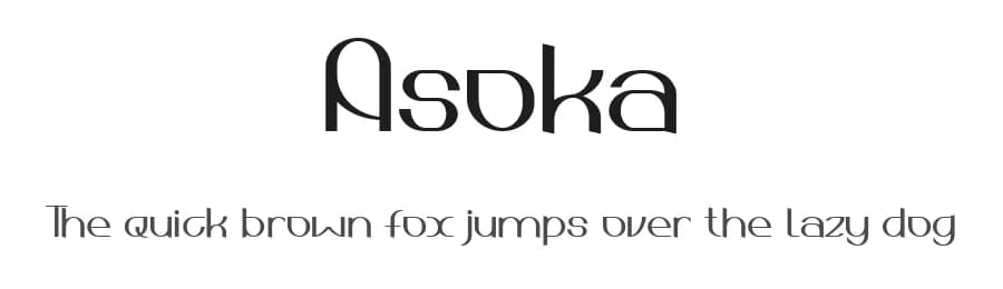 Asoka by Rahma Tillah — Sans Serif Font