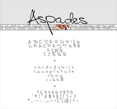 Aspades Font by anasvalina11 — Script Handwritten Font — thumbnail 1