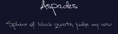 Aspades by anasvalina — Script Handwritten Font — thumbnail 2