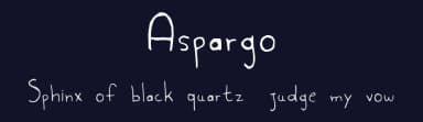 Aspargo by skomii — Script Handwritten Font — thumbnail 2