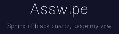 Asswipe by Nikki Rodriguez — Script Handwritten Font — thumbnail 2