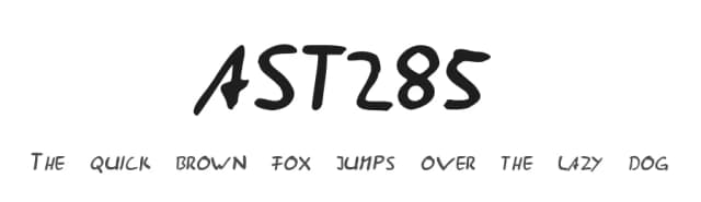 AST285 by Thomas Gerstendörfer — Script Handwritten Font