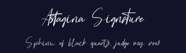 Astagina Signature by Green Adventure Studio — Script Handwritten Font — thumbnail 2