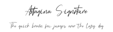 Astagina Signature by Green Adventure Studio — Script Handwritten Font — thumbnail 1