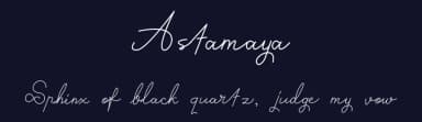 Astamaya by DenderType Studio — Script Handwritten Font — thumbnail 2