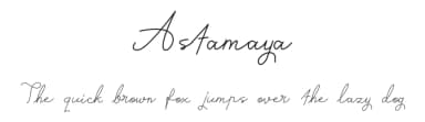 Astamaya by DenderType Studio — Script Handwritten Font — thumbnail 1