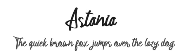 Astania by Typotopia Studio — Script Handwritten Font
