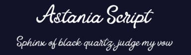 Astania Script by Indriyanti — Script Handwritten Font — thumbnail 2