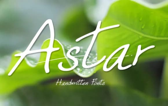 Astar Font by SkyClick — Script Handwritten Font — preview 1