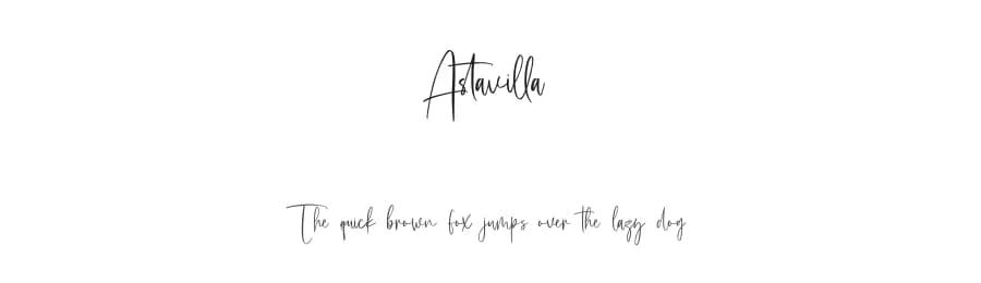 Astavilla by Maulana Creative — Script Handwritten Font