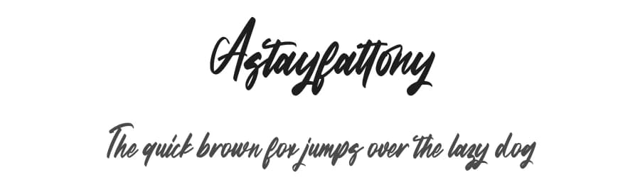Astayfattony by StringLabs Creative Studio — Script Handwritten Font