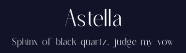 Astella by Slide Shoot Type — Sans Serif Font — thumbnail 2