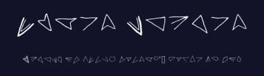 Aster Cipher by Wolvesword Azure Lupus — Dingbats Font — thumbnail 2