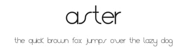 Aster by skomii — Sans Serif Font — thumbnail 1