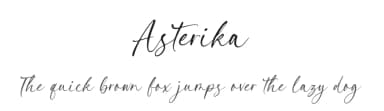 Asterika by Balpirick Studio — Script Handwritten Font — thumbnail 1