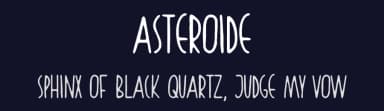 Asteroide by Woodcutter — Script Handwritten Font — thumbnail 2