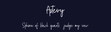 Astevy by Bale — Script Handwritten Font — thumbnail 2