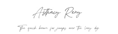 Asthacy Reny by StringLabs Creative Studio — Script Handwritten Font — thumbnail 1
