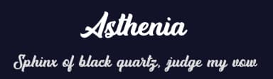 Asthenia by ilhamtaro — Script Handwritten Font — thumbnail 2