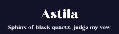 Astila by Eka Hermawan — Serif Font — thumbnail 2