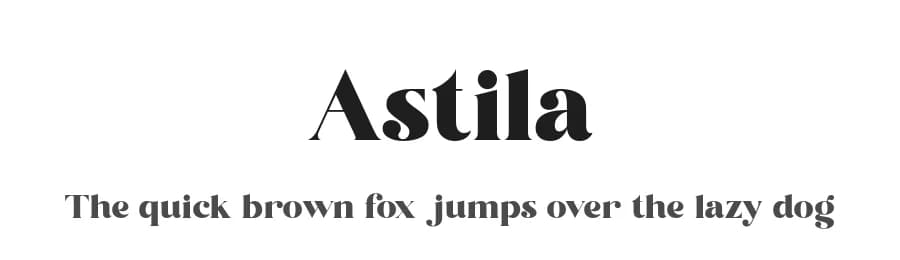 Astila by Eka Hermawan — Serif Font