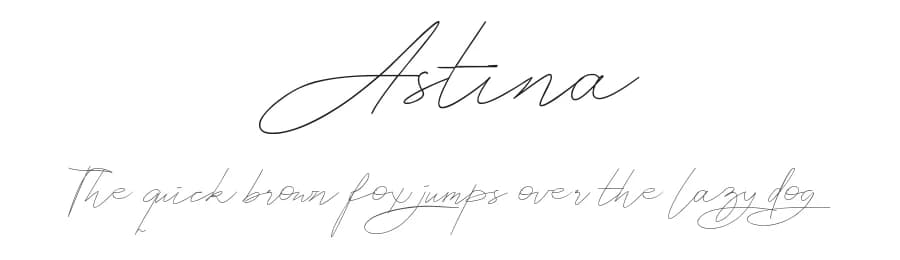 Astina by Rochart Studio — Script Handwritten Font