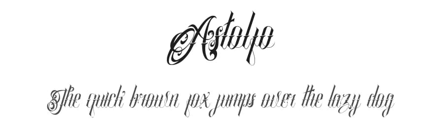 Astolfo by Satrio Aldiansyah — Script Handwritten Font