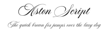 Aston Script by TRF — Script Handwritten Font — thumbnail 1