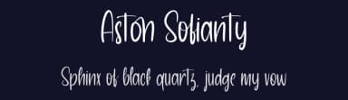 Aston Sofianty by StringLabs Creative Studio — Script Handwritten Font — thumbnail 2