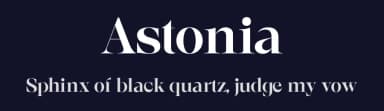 Astonia by Dora Typefoundry — Serif Font — thumbnail 2