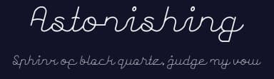Astonishing by weknow — Script Handwritten Font — thumbnail 2