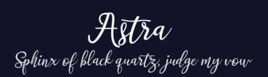 Astra by Utopia 19 — Script Handwritten Font — thumbnail 2