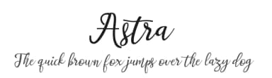 Astra by Utopia 19 — Script Handwritten Font — thumbnail 1