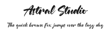Astral Studio by Octotype  | Thomas Boucherie — Script Handwritten Font — thumbnail 1