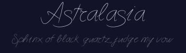 Astralasia by Manuel Ramos — Script Handwritten Font — thumbnail 2